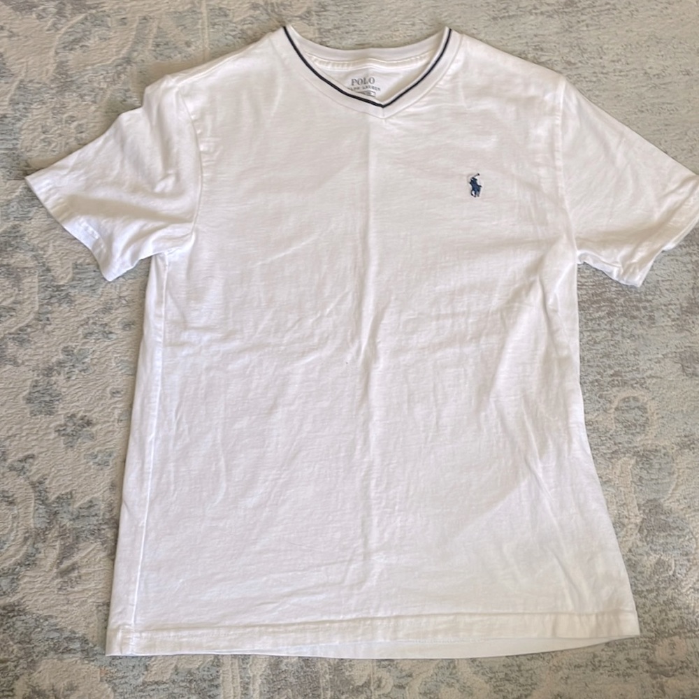Polo Ralph Lauren, Boys, V neck T-shirt, Size M 10/12, Like New